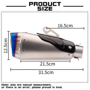 Silenciador de <span class=keywords><strong>escape</strong></span> Universal <span class=keywords><strong>para</strong></span> motocicleta de 51mm, silenciador V4 modificado con cubierta de fibra de carbono <span class=keywords><strong>para</strong></span> MT07 Z900 R1 CBR650 GSXR600 <span class=keywords><strong>ER6N</strong></span> Nmax Pcx - Product Image 4