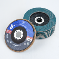 Disques à lamelles abrasifs Scirpion Star T27/T29 en oxyde d'aluminium et zircone W860 115mm 40 # ~120 #   Polissage de l'acier inoxydable à dureté moyenne