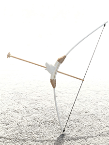 Ensemble arc et flèches en bois sculpté à la main, design et logo personnalisables, jouets de tir à l'arc, jeux de tir en plein air et en intérieur - Product Image 6