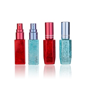 Flacon vaporisateur UV craquelé 7ml 10ml et flacon roll-on pour huiles essentielles avec capuchon en alliage – Emballage cosmétique rechargeable - Product Image 3