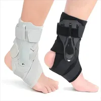 Tobillera Ajustable Unisex para Adultos con Correa en X, Estabilización Lateral, Recuperación de Esguinces, Alivio de Tendinitis, Nailon Transpirable