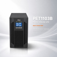 Prostar 3KVA 3000VA Onduleur en ligne 72V à onde sinusoïdale pure 220V 230V Monophasé Haute Fréquence pour Ordinateur avec Longue Autonomie