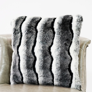 Oreillers de décoration de maison de <span class=keywords><strong>fourrure</strong></span> de haute pile imprimés de luxe <span class=keywords><strong>housse</strong></span> de <span class=keywords><strong>coussin</strong></span> décorative pour le salon - Product Image 1