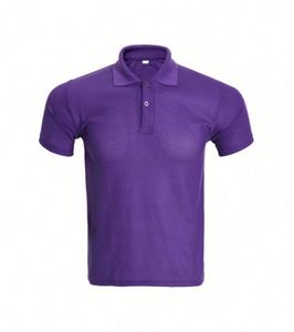 เสื้อโปโลผู้ชายผ้าโพลีเอสเตอร์ 11 สีพื้น ระบายอากาศ แห้งเร็ว รับสกรีนโลโก้ตามแบบ OEM สำหรับฤดูร้อน - Product Image 4