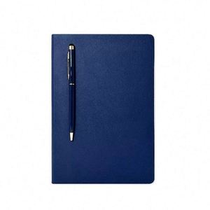 Wholesale <b>Sewing</b> Binding Custom Hardcover Leather Cover Planner Customizable Notebook A5 Pen Stationery School Supplies - Product Image 2