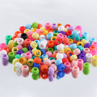 Kit de perles capillaires en silicone colorées en gros pour usine, 6*8.9mm, ouverture 5mm, accessoires de tressage personnalisables pour extensions de cheveux