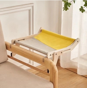 Hamaca de Ventana Rectangular de Madera Maciza, Cama Tipo Nido, Diseño Clásico de Lujo con Dibujos Animados, Universal para Todas las Estaciones, Alta Durabilidad y Comodidad - Product Image 4