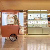 Stand d'exposition pliable rotatif haut de gamme personnalisé, réutilisable, de haute qualité, stand publicitaire premium, stand modulaire en bois pour salon professionnel