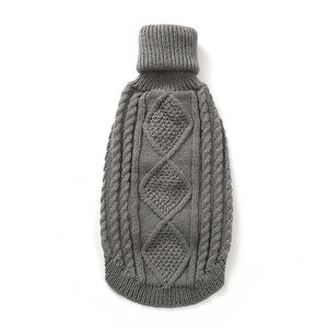 Gilet à col roulé de haute qualité pour vêtements pour chiens tenue élastique en tricot à la main d'hiver pour lévriers italiens et Whippets - Product Image 4