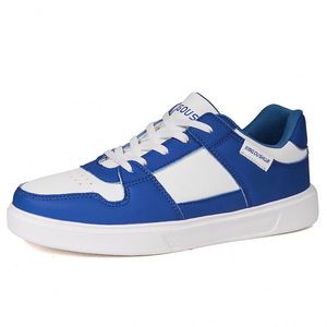 Zapatos Deportivos de Cuero Blanco para Hombre de Alta Calidad, Diseño Personalizado con Mi Logotipo, Marca Spring Tide, Zapatos Casuales de Moda, Ligeros para Caminar - Product Image 1
