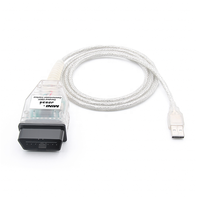 Cable de Interfaz MINI J2534 de 16 Pines con Chip FT232RL, Herramienta de Diagnóstico OBD2 TIS Techstream, Compatible con Escáner OBD2 Automotriz para Toyota