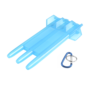 Portefeuille en plastique transparent, 11 couleurs au choix, adapté à la plupart des fléchettes, étui <span class=keywords><strong>de</strong></span> transport pour fléchettes - Product Image 6