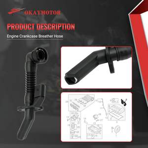 Manguera de Respiración del Cárter del Motor 03H103202A para Audi Q7 2007-2010, VW Passat <span class=keywords><strong>Touareg</strong></span> 2006-2008 3.6L 03H 103 <span class=keywords><strong>202</strong></span> a - Product Image 6