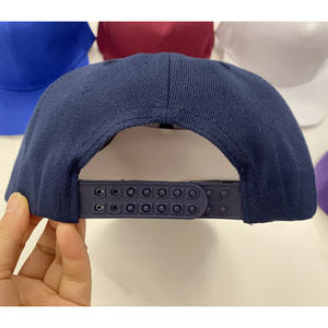 Nuevos Productos en Tendencia 2026, Gorras Rock con Visera Plana, Logotipo Bordado Personalizado, Gorras para Hombre con Cierre a Presión - Product Image 4