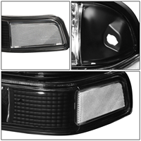 Kit de phares avant OE AURON pour Chevrolet S10-Blazer 1998-2004 - Blanc 6000K 6000 Lumens 12V 55W Plug & Play Neuf avec garantie 1 an