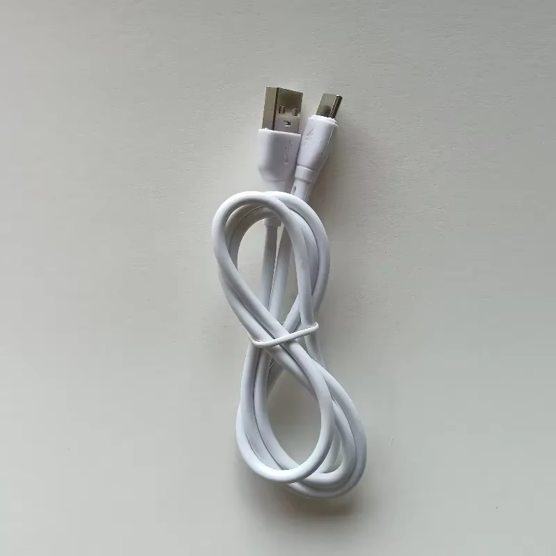 white Type c cable