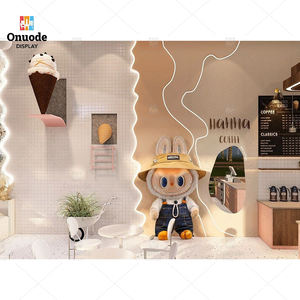Mostrador de Café de Madera de Lujo Hecho a Medida |   Vitrina de Barra Artesanal para Interiores de Cafeterías y Restaurantes, Decoración para Cafeterías - Product Image 5