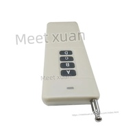 Émetteur-récepteur longue portée 433 MHz 3000 mètres, télécommande RF haute puissance 1/2/4 canaux, télécommande à code d'apprentissage 1527V