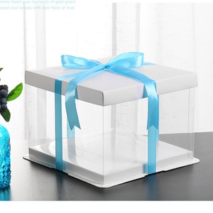 Customized Wholesale Sunshine <b>Transparent</b> Birthday <b>Cake</b> Gift <b>Box</b> <b>Cake</b> <b>Box</b> - Product Image 6