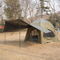 Tente de camping gonflable géante pour 2-3 personnes, imperméable et pare-soleil, idéale pour l'extérieur - Vente en gros OEM