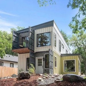 تصميم مخصص حديث لحاويات الشحن حاويات 10 قدم و 20 قدم و 40 قدم تم تحويلها إلى متجر فيلا ورشة عمل فندقية - Product Image 1