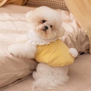 ONESTEP pakaian hewan peliharaan, kerah kelinci lucu dipertebal musim gugur musim dingin untuk anjing kecil mantel katun pakaian kucing - Product Image 1