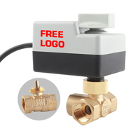 Vanne à bille à actionnement électrique micro en acier inoxydable 304, commande à trois fils, moteur AC, structure générale, application de l'eau, OEM