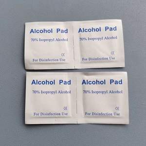 แผ่นชุบแอลกอฮอล์ทางการแพทย์ปลอดเชื้อแผ่น70% isopropyl - Product Image 5