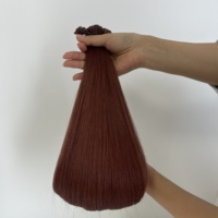 Extensions de cheveux vierges russes 100% Remy à pointes plates en kératine, U-Tip, bruts, super double drawn, cuticules alignées, couleur claire, 12-30 pouces