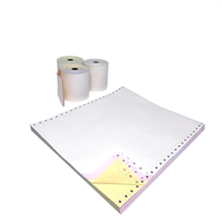 Fournisseur chinois de papier sans carbone, rouleau de papier NCR à 2 plis pour impression continue