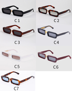 Finewell 2413 <span class=keywords><strong>Occhiali</strong></span> da <span class=keywords><strong>Sole</strong></span> di Lusso Piccoli Quadrati alla Moda in Acetato <span class=keywords><strong>Occhiali</strong></span> da <span class=keywords><strong>Sole</strong></span> Personalizzabili con Logo Polarizzati per <span class=keywords><strong>Donna</strong></span> Uomo di Tendenza - Product Image 5