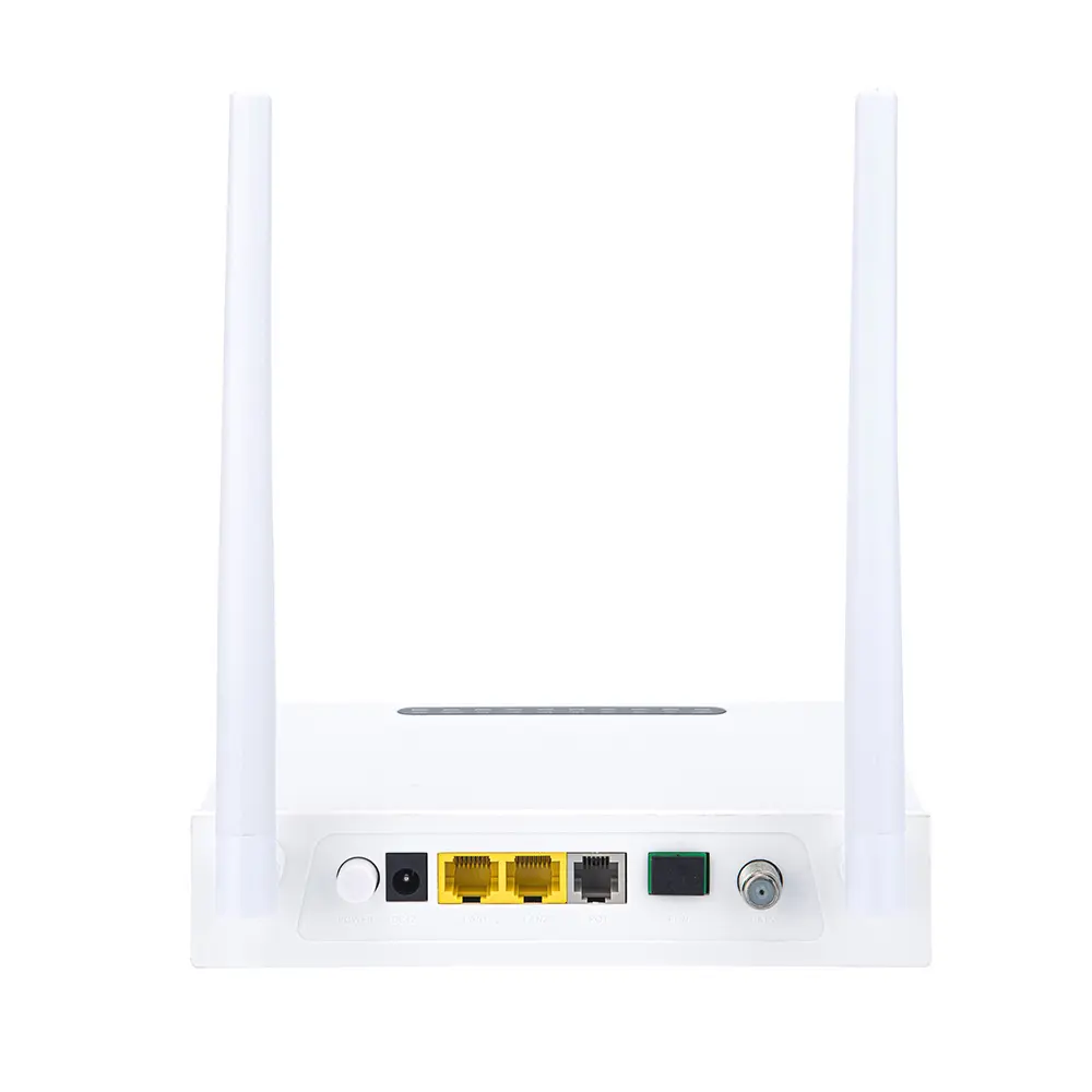 Rfog Gpon Onu Xpon Onu/Ont 1Ge Onu/1Ge Catv Epon Onu 5Ghz Router Fo Television Verified Seller