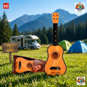 Guitarra de Juguete Educativa de Madera, Mini Guitarra Española para Práctica Infantil y Actuaciones en Escenario - Product Image 4