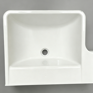 Lavabo Premium SMC Integrato nel Piano di Lavoro, Salvaspazio <span class=keywords><strong>per</strong></span> <span class=keywords><strong>Bagno</strong></span> Prefabbricato - Product Image 6