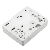 Boîtier de terminaison fibre optique simple SC 2 ports, tube en plastique blanc, pour centre de données, système de communication optique FO-FTB-02B