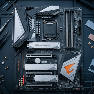 เมนบอร์ด Gigabyte Z390 AORUS ULTRA Gaming รุ่น Refurbished รองรับ DDR4 64GB Intel - Product Image 3