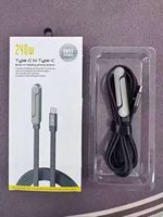 Câble de charge rapide USB-C 2 en 1 240W avec support de téléphone réglable pour appareil photo et téléphone portable