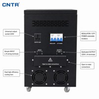 Régulateur de tension automatique monophasé de type relais CNTR DVR-30KVA 24KW avec bypass et détection de traversée du zéro (AVR) pour climatiseur
