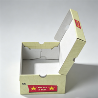 Caja de Cartón Corrugado para Zapatos, Impresa en Offset, Plegable, Personalizable en Varios Tamaños, Precio al por Mayor, para Envío