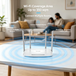 Router Wi-Fi5 de Doble Banda Xinsuhang TL-WDR5620 <span class=keywords><strong>AC1200</strong></span> con 4 Antenas y Puertos WAN/LAN de 10/100 Mbps - Product Image 5