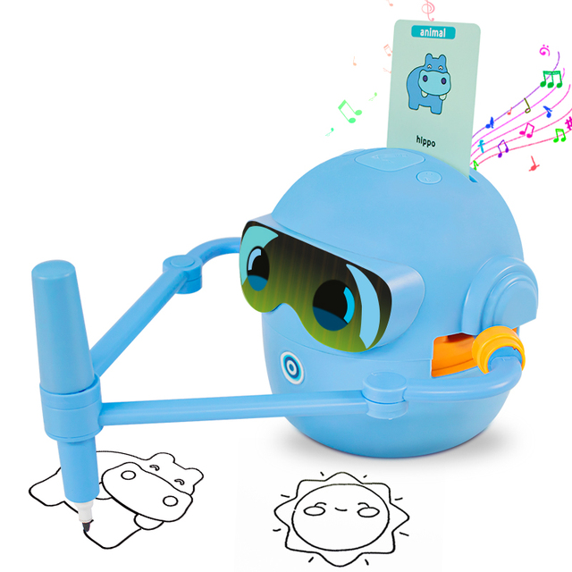 Early Educational Toys Smart Drawing Robot Intelligent Painting Robot Kids Educational Drawing Toys Birthday Gifts Set