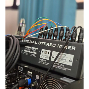 Giao Hàng Nhanh Chóng Che Chắn Tần Số Âm Thanh Cáp Điều Khiển Rắn Nam Để Nữ 6 Kênh Màu XLR Rắn Cáp - Product Image 5