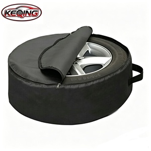 Lot de 4 housses de protection imperméables <span class=keywords><strong>pour</strong></span> pneus de camping-car, caravane, camion, SUV, voiture, 24-26 pouces, protection contre la pluie et la <span class=keywords><strong>neige</strong></span> - Product Image 2