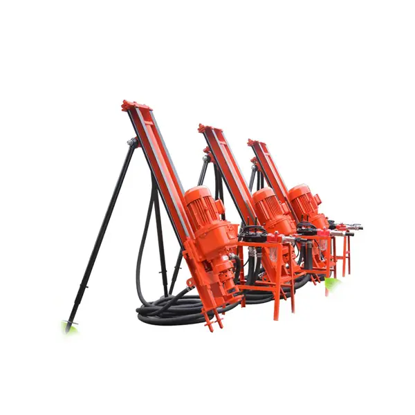 Leicht zu bewegende DTH Electric Rock Drilling Rig Maschinen mine Tragbare Spreng lochbohr anlage