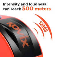 Antivol de disque de frein KOVIX pour moto, étanche, alarme 120 dB, antivol de sécurité pour roue