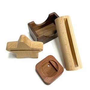 Pièces de machines à bois professionnelles OEM, service de fraisage CNC, pièces en bois personnalisées en noyer, hêtre, érable, chêne - Product Image 4
