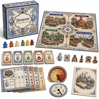 Jeu de stratégie sur carton sur le thème des routes culturelles européennes en céramique, pour la gestion des sites, destiné à l'édition, aux musées et à la licence