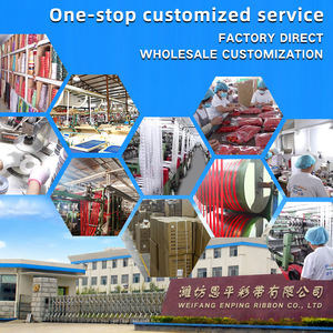 20 мм полиэфирная лента Экологически чистая полиэфирная нейлоновая печать на заказ цветочные ленты для дня рождения и банты 6/8 дюймов - Product Image 4