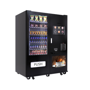 Distributeur automatique combiné à deux options offrant des boissons chaudes et froides - Product Image 1