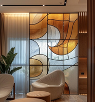 Panneau de séparation de pièce en acier inoxydable de haute qualité, translucide, imperméable, avec un design moderne et luxueux pour les hôtels et les bureaux
